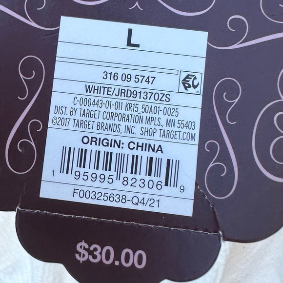 Knox Rose women's size large white romper/ bathing suit cover, nwt - Picture 4 of 4